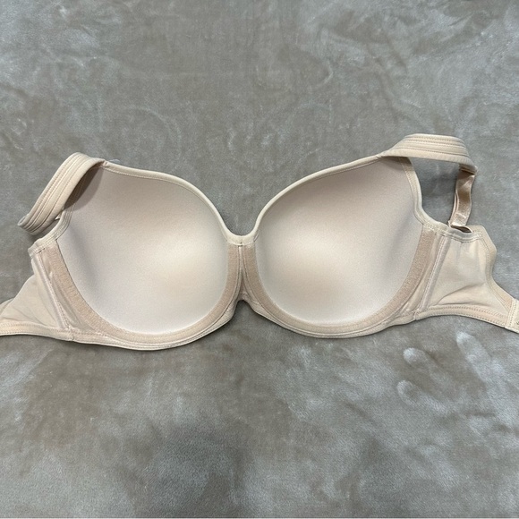 Essential Bodywear Abbie Everyday T-Shirt Bra Buff Beige #6111 Size 32G - Picture 2 of 5